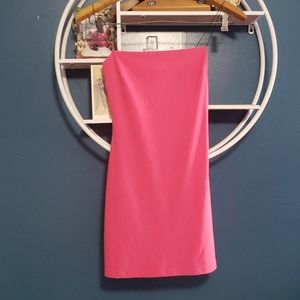 HOT PINK MINI DRESS